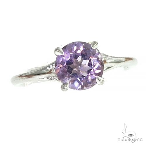 14K Amethyst Solitaire Engagement Ring 66437 - Image 1
