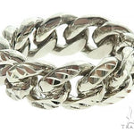 14K Diamond Cut Cuban Link Ring 66164 - Image 3