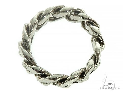 14K Diamond Cut Cuban Link Ring 66164 - Image 4