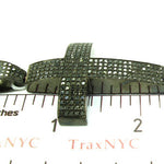 14K Gold  Fully Black Diamond Cross Crucifix 25605 - Image 6