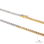 14K Gold 2 Tone Tennis Chain 67654 - Image 4