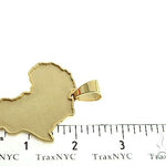14K Gold African Pendant 66321 - Image 6