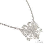 14K Gold Albanian Eagle Diamond Set 66798 - Image 2