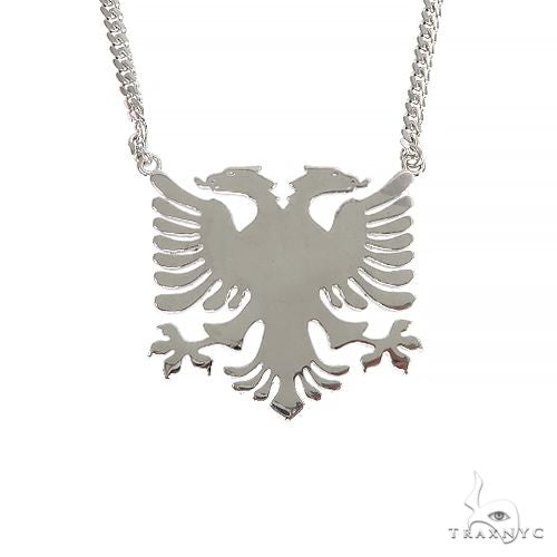 14K Gold Albanian Eagle Diamond Set 66798 - Image 3