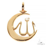 14K Gold Allah Moon Pendant 67397 - Image 1