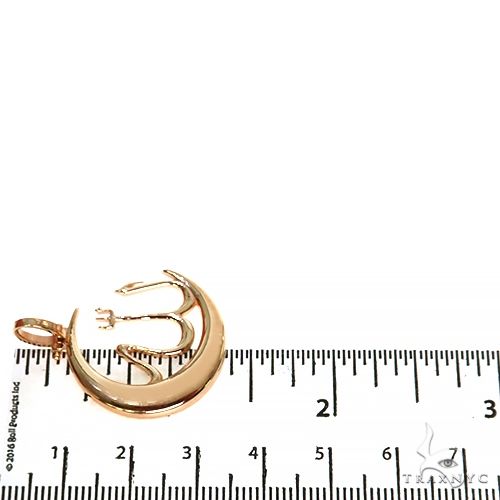 14K Gold Allah Moon Pendant 67397 - Image 6