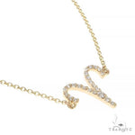 14K Gold Aries Diamond Necklace 66716 - Image 2