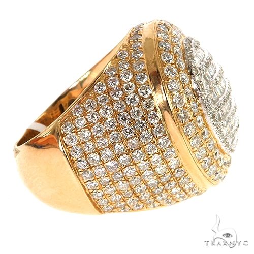 14K Gold Baguette Diamond Ring 67931 - Image 3