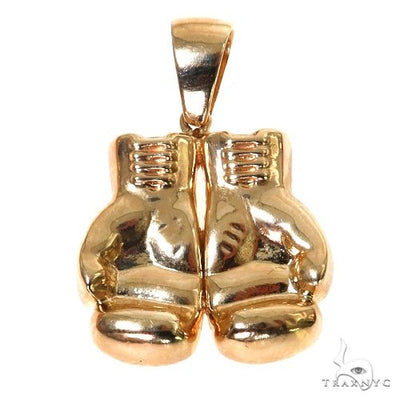 14K Gold Boxing Gloves Pendant 67593 - Image 1