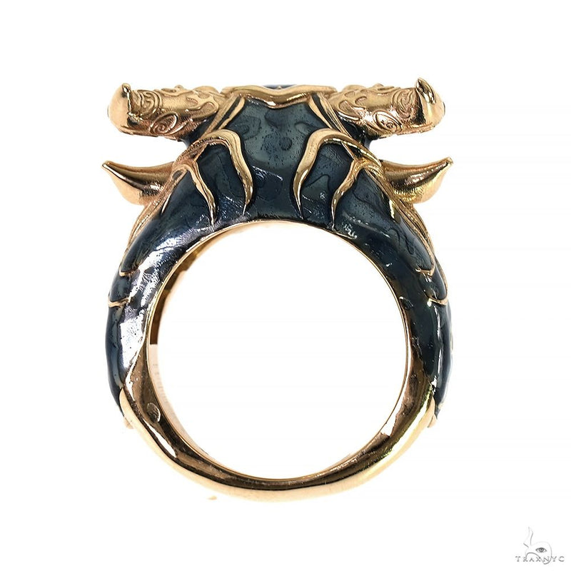 10K Gold Bull Taurus Ring 70060 - Image 5