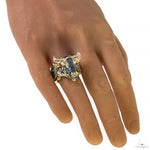 10K Gold Bull Taurus Ring 70060 - Image 6