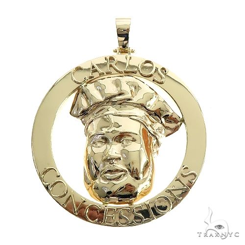 14K Gold 'Chef Carlos Concessions' Pendant 66784 - Image 1