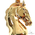 14K Gold Chess Knight Pendant 67547 - Image 3