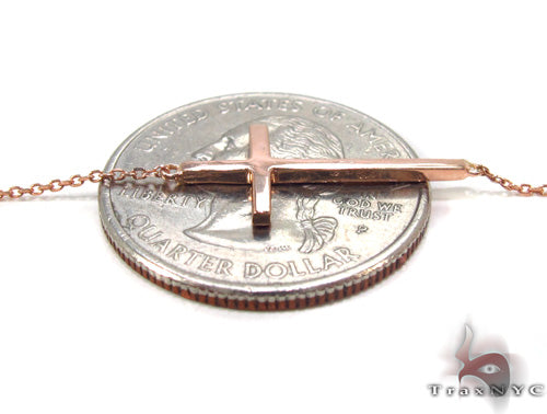 14K Gold Cross Crucifix Bracelet 34900 - Image 3