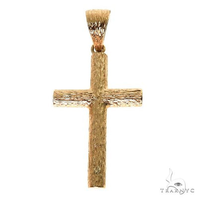 14K Gold Cross Pendant 67594 - Image 1