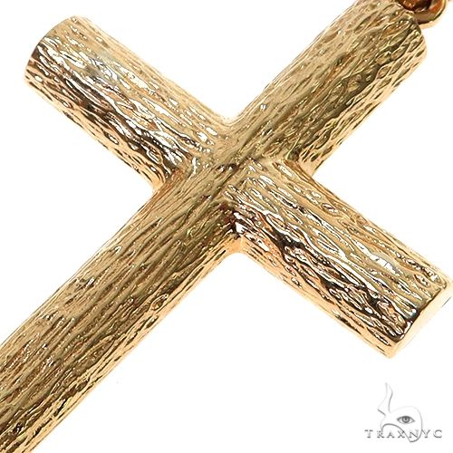 14K Gold Cross Pendant 67594 - Image 4