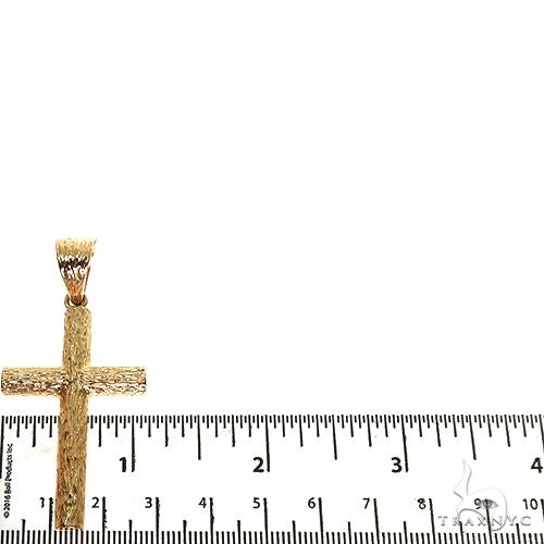 14K Gold Cross Pendant 67594 - Image 5