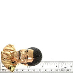 14K Gold Custom Made 3D Face Pendant 66586 - Image 6