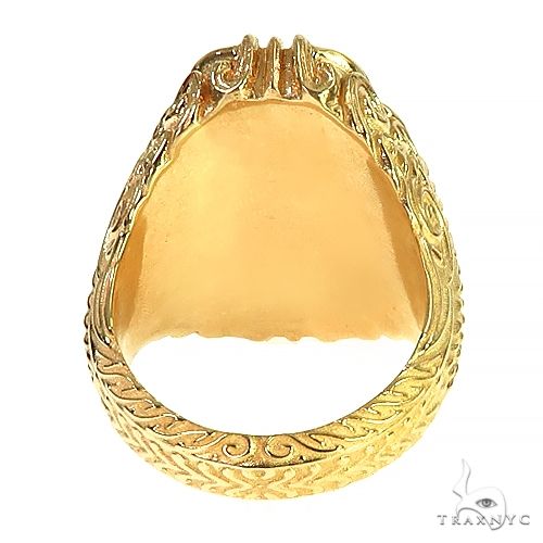14K Gold Custom Made B Ring 66370 - Image 5