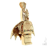 14K Gold Custom Made Batman Pendant 66344 - Image 2