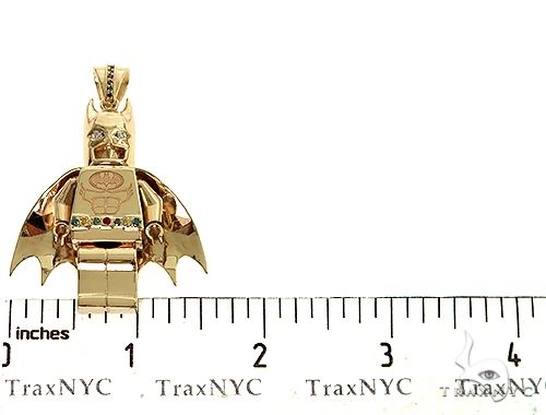 14K Gold Custom Made Batman Pendant 66344 - Image 6