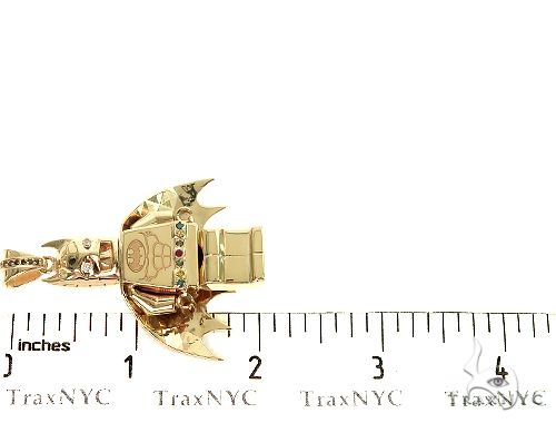 14K Gold Custom Made Batman Pendant 66344 - Image 7