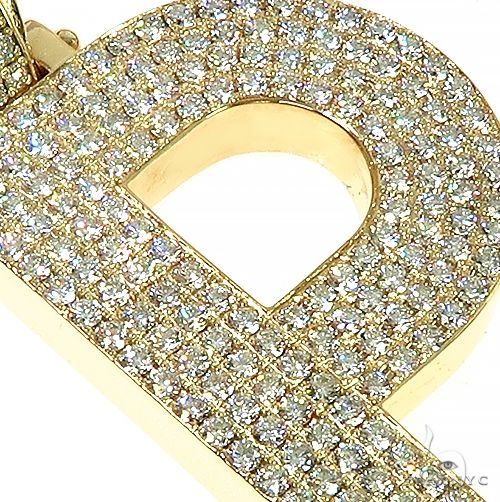 14K Gold Custom Made 'P' Pendant 66656 - Image 4