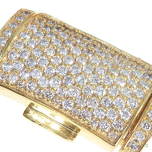 14K Gold Custom Miami Cuban Diamond Lock 66882 - Image 2