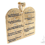 18K Gold Custom Decalogue Pendant 35496 - Image 2