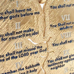 18K Gold Custom Decalogue Pendant 35496 - Image 3