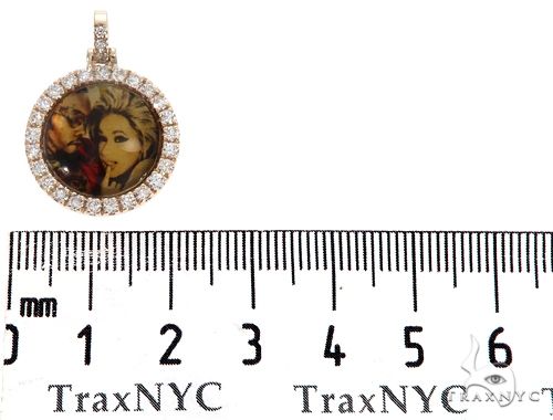 14K Gold Custom Photo Pendant 0.75 Inch 64758 - Image 6