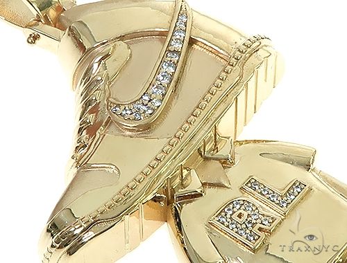 14K Gold Custom Sneakerhead Pendant 66324 - Image 5