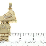 14K Gold Custom Sneakerhead Pendant 66324 - Image 6