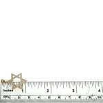 14K Gold David Star Diamond Pendant 66401 - Image 6