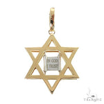 14K Gold David Star Pendant 66621 - Image 1