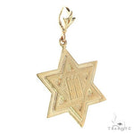 14K Gold David Star Pendant 67081 - Image 2