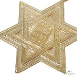14K Gold David Star Pendant 67081 - Image 3