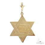 14K Gold David Star Pendant 67081 - Image 4