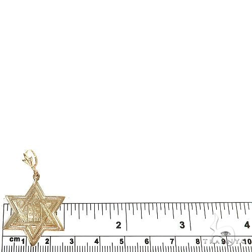 14K Gold David Star Pendant 67081 - Image 5