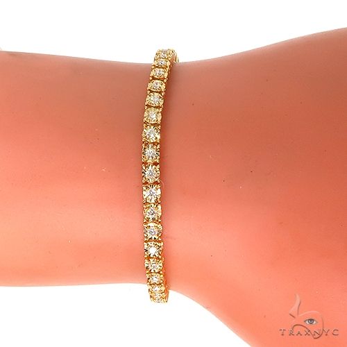 14K Gold Diamond Bracelet 67273 - Image 6