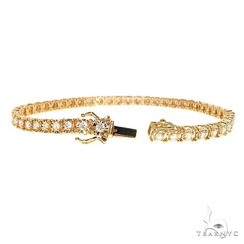 14K Gold Diamond Bracelet 67275 - Image 2