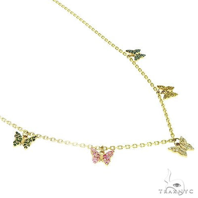 14K Gold Diamond Necklace 66445 - Image 1