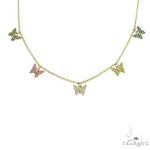 14K Gold Diamond Necklace 66445 - Image 2