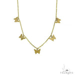14K Gold Diamond Necklace 66445 - Image 3