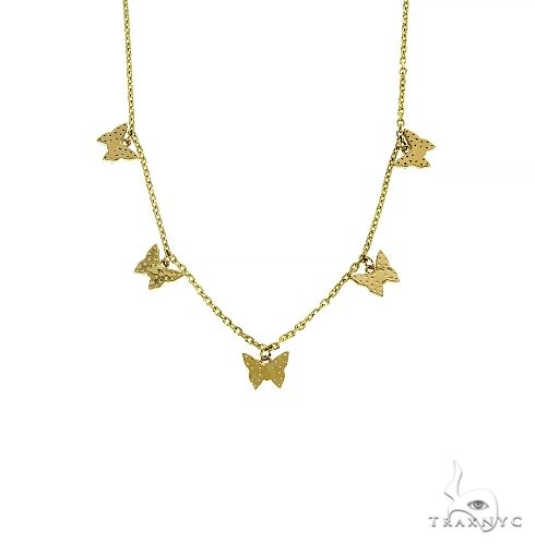 14K Gold Diamond Necklace 66445 - Image 3