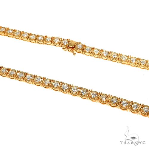 14K Gold Diamond Chain 67895 - Image 2