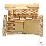 14K Gold Diamond Chain Lock 66606 - Image 3