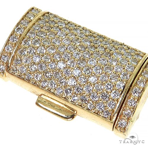 14K Gold Diamond Chain Lock 66606 - Image 4