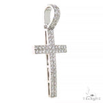 14K Gold Diamond Cross 67440 - Image 2