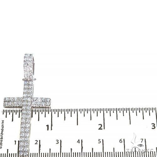 14K Gold Diamond Cross 67440 - Image 5